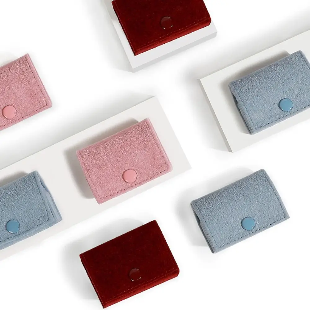 

Velvet Ring Jewelry Box Portable Multi-purpose Mini Storage Box Ornament Multi-functional Jewelry Organizer Necklaces Case