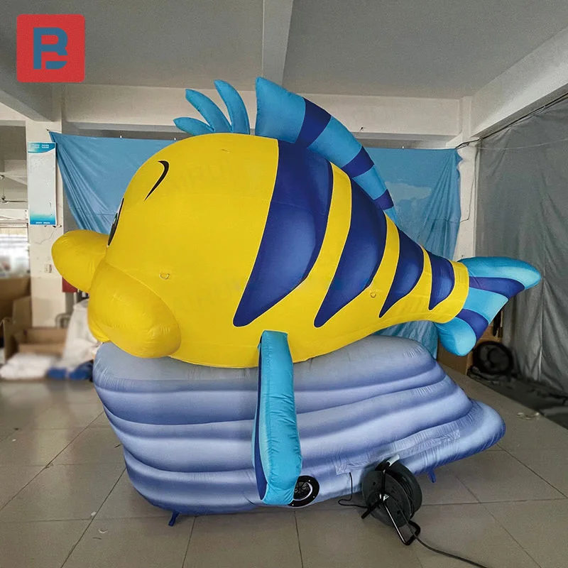 

Надувная рыба-клоун, воздушные модели морской жизни с доводчиками, наружный квадрат и реквизит для украшения торгового центра