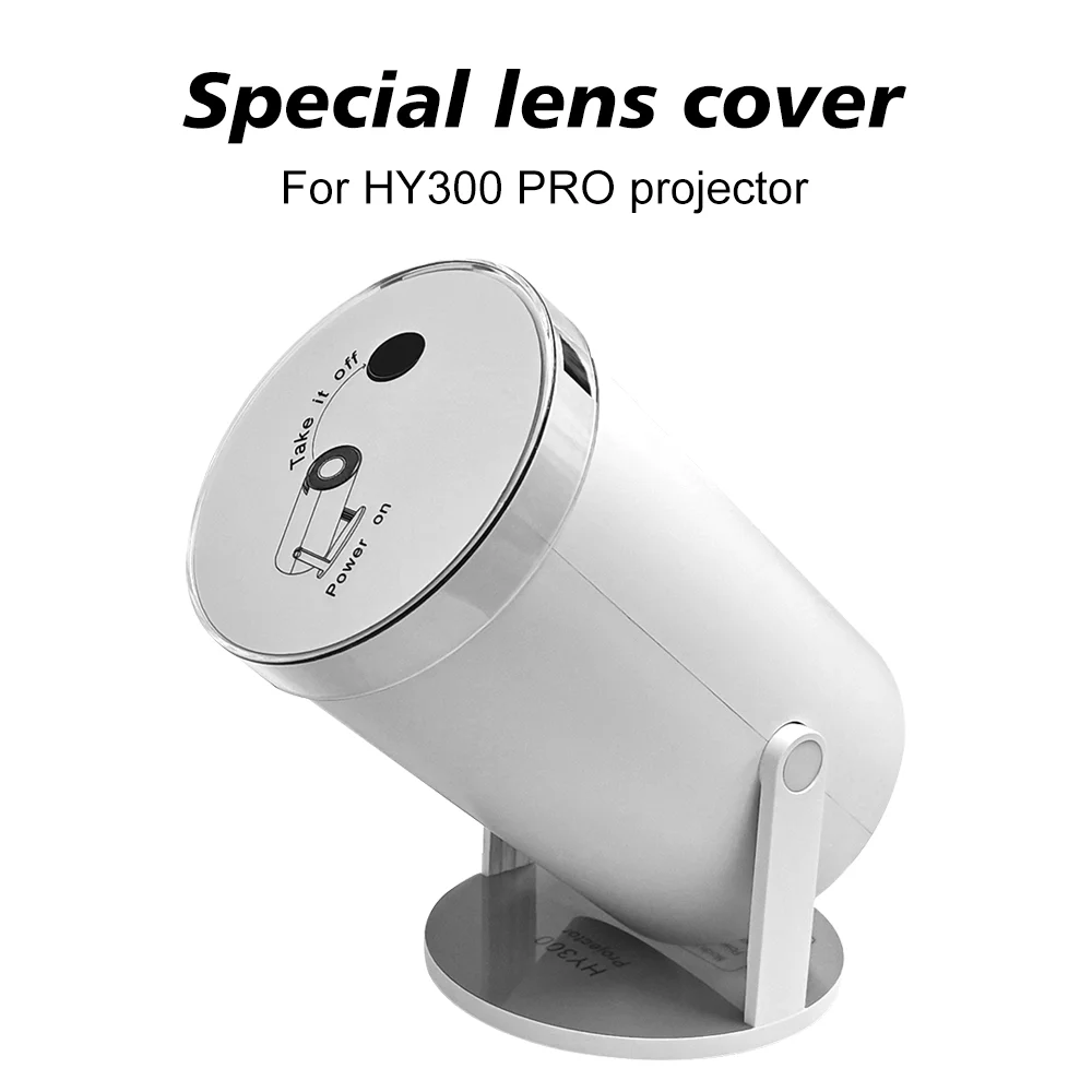 HY300Pro Projector Lens Exclusive Protective Cover Dust Cover - PS Material Transparent Color - Comprehensive Protection Lens