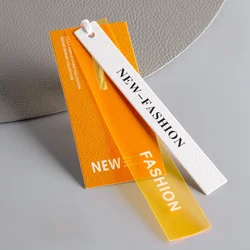 100pcs Garment Hangtags Roland Grain Thickened Cardboard Hanging Tag Logo Printing Trademark Certificate of Conformity Universal