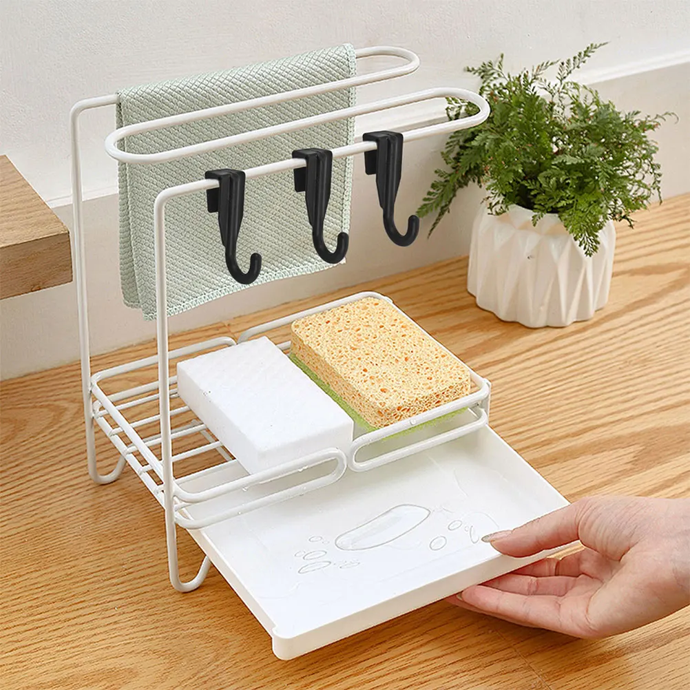 

16pcs Microwave Oven Rack Plastic S Multi-Functional Space-Saving Kitchen Bathroom Organizer For Utensils Towels Square Tube