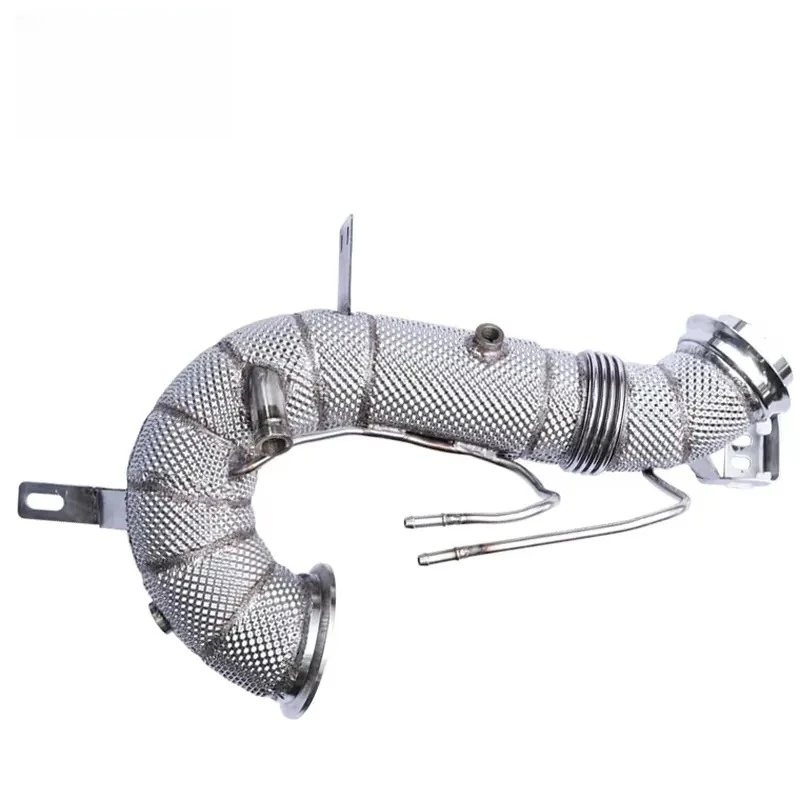 High Performance Exhaust Heat Shield Downpipe for W213 E53 X290 GT43 / GT50 / GT53 C257 CLS43 / CLS53 W167