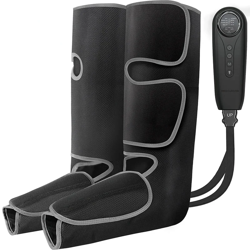Medcursor Air Compression Leg Massager Owijki na łydki do krążenia krwi i relaksu Ulga w obrzęk Fizyczny masaż Boot