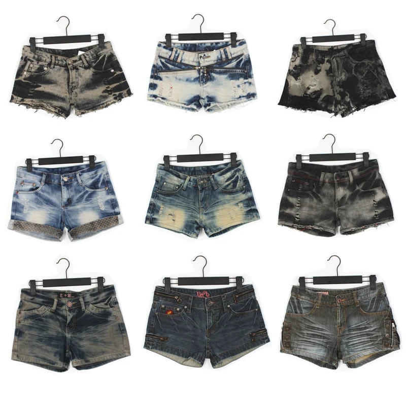 

Джинсы Y2K винтажные с низкой посадкой, в стиле панк, с декором, для сексуальных девушек, уличный стиль, тренд миллениума, женские летние джинсы, модные