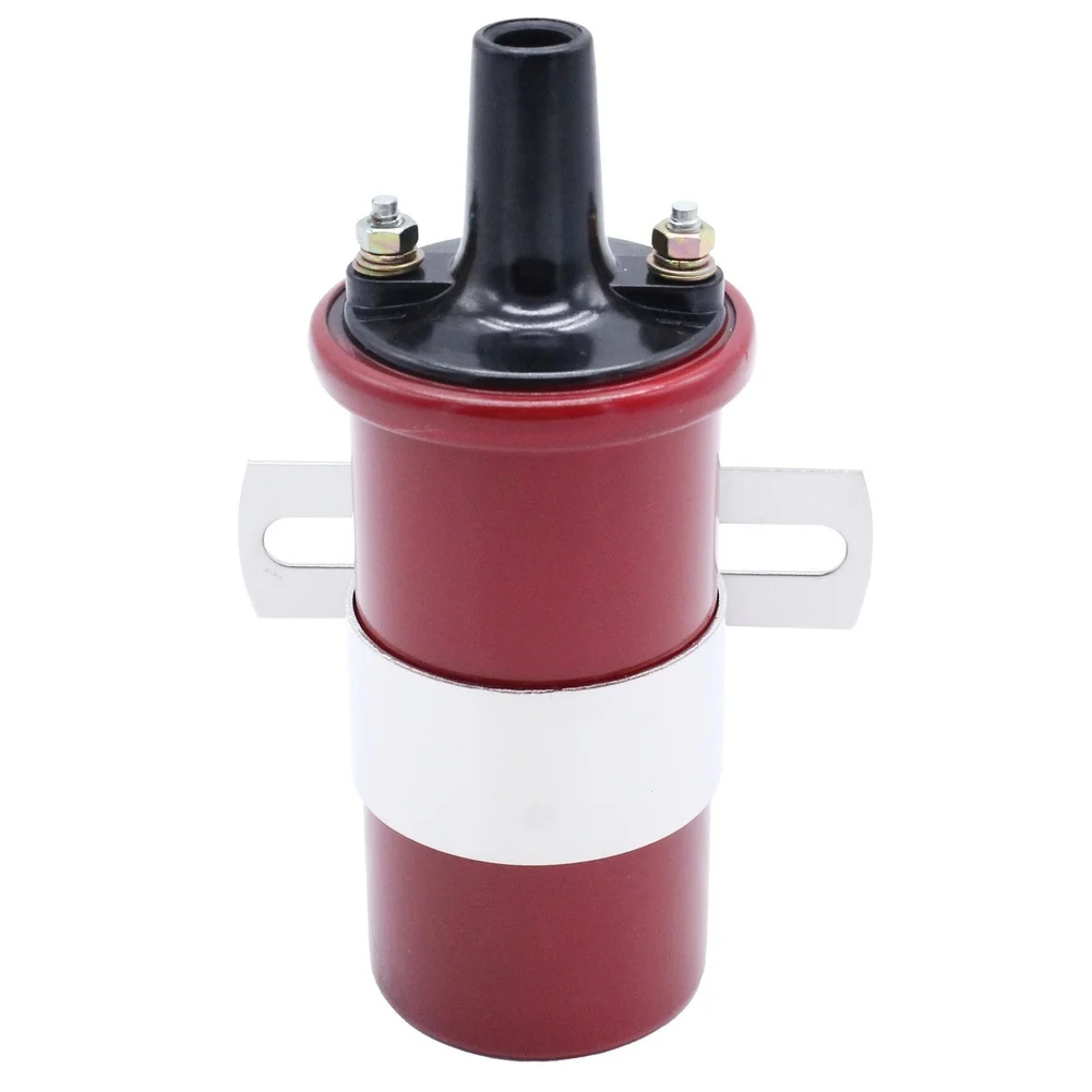 High Voltage Coil Ignition Coil 45000 Volts Output Stainless Steel Build Wear Resistant For Engine Compartment