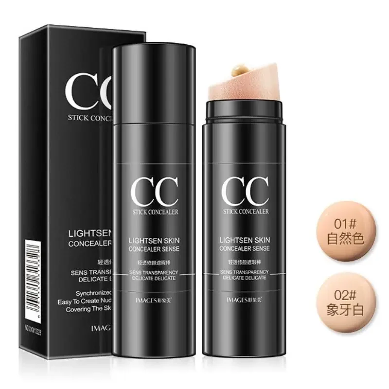 CC Concealer Stick 1pc Makeup Face Light Natural Brighten Skin BB Cream Long Lasting CC Korean Cosmetics Foundation Cream