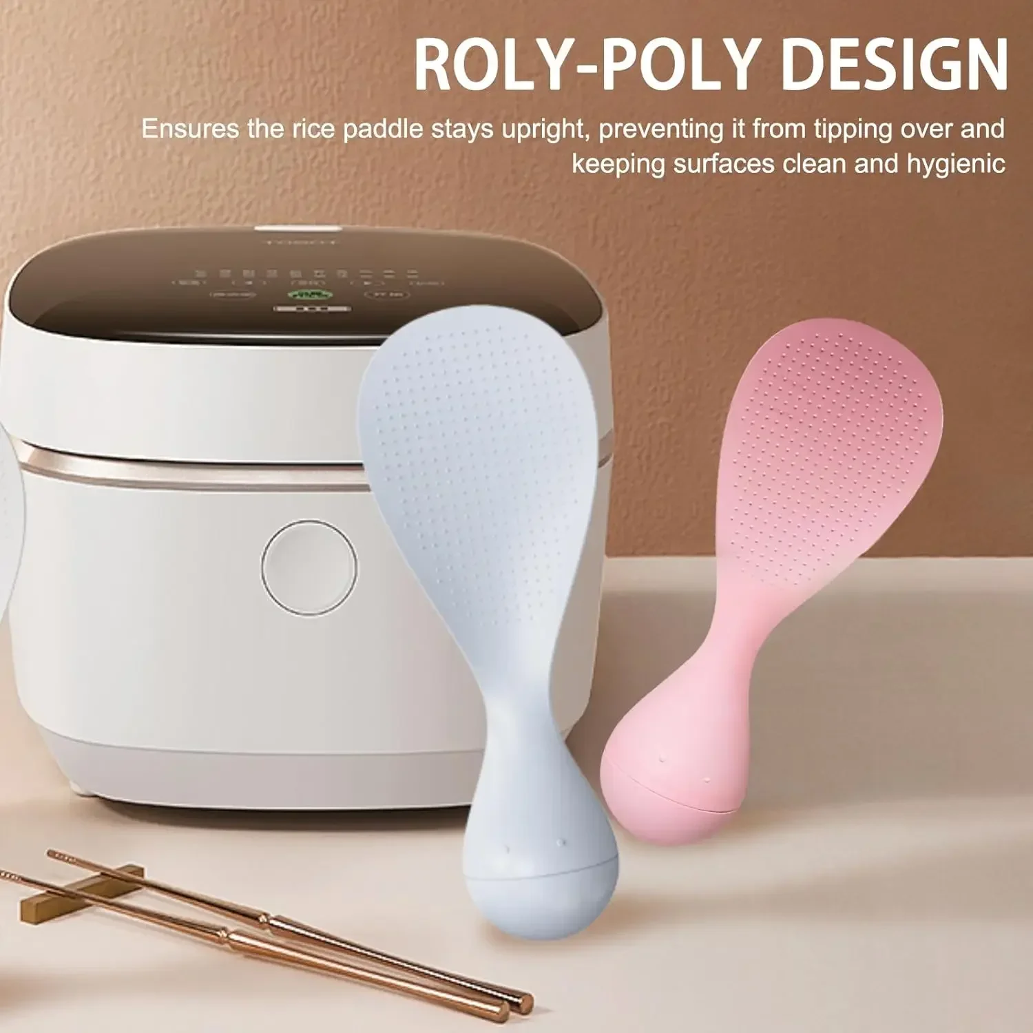 

Ложка для риса в стакане, стоячая ложка для риса с антипригарным покрытием, сервировочная ложка для рисоварки, ложка для риса с антипригарным покрытием для дома