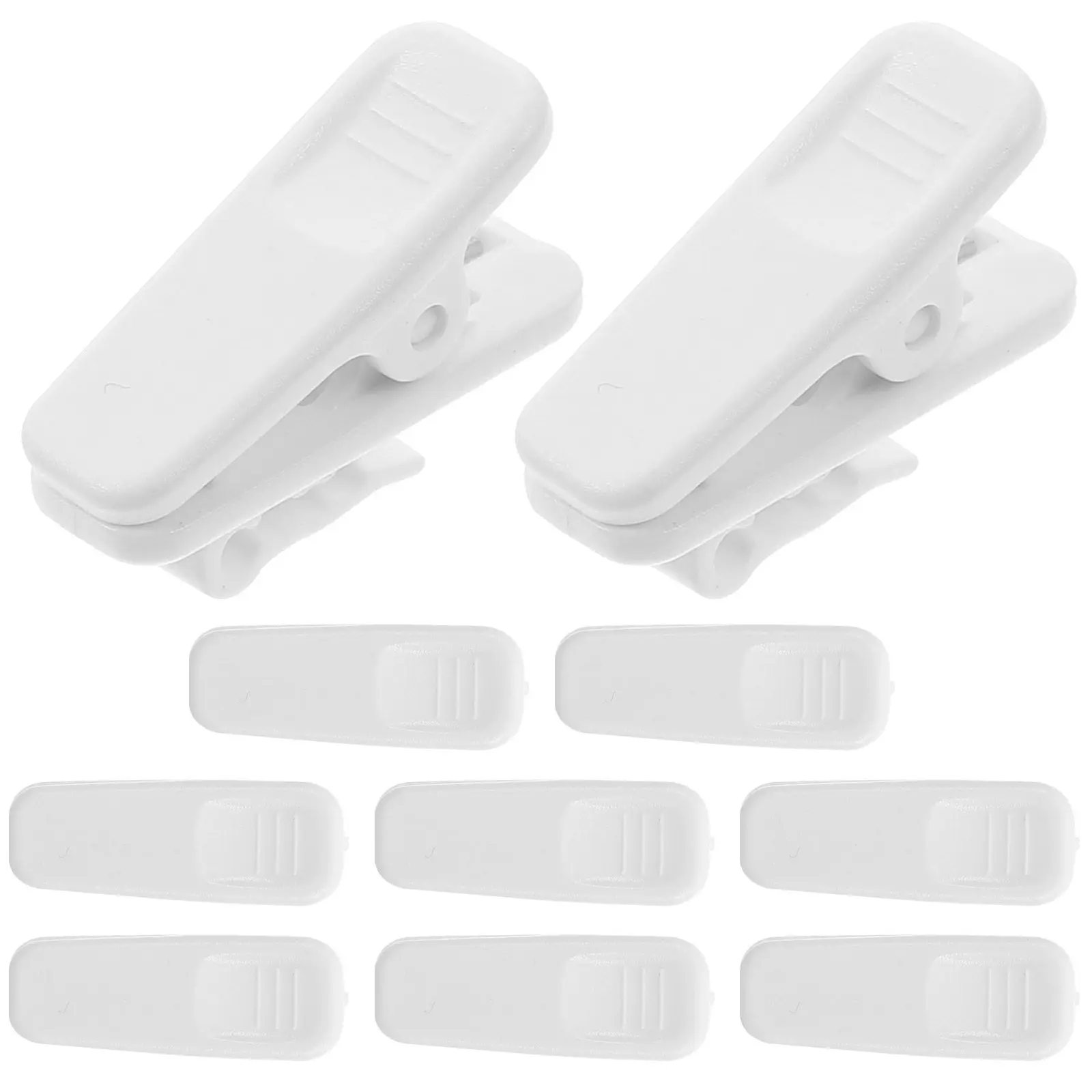 10Pcs Headphone Cord Organizer Clip Earphone Wire Clip Lightweight Portable Cable Management Solution for Office Cubicle