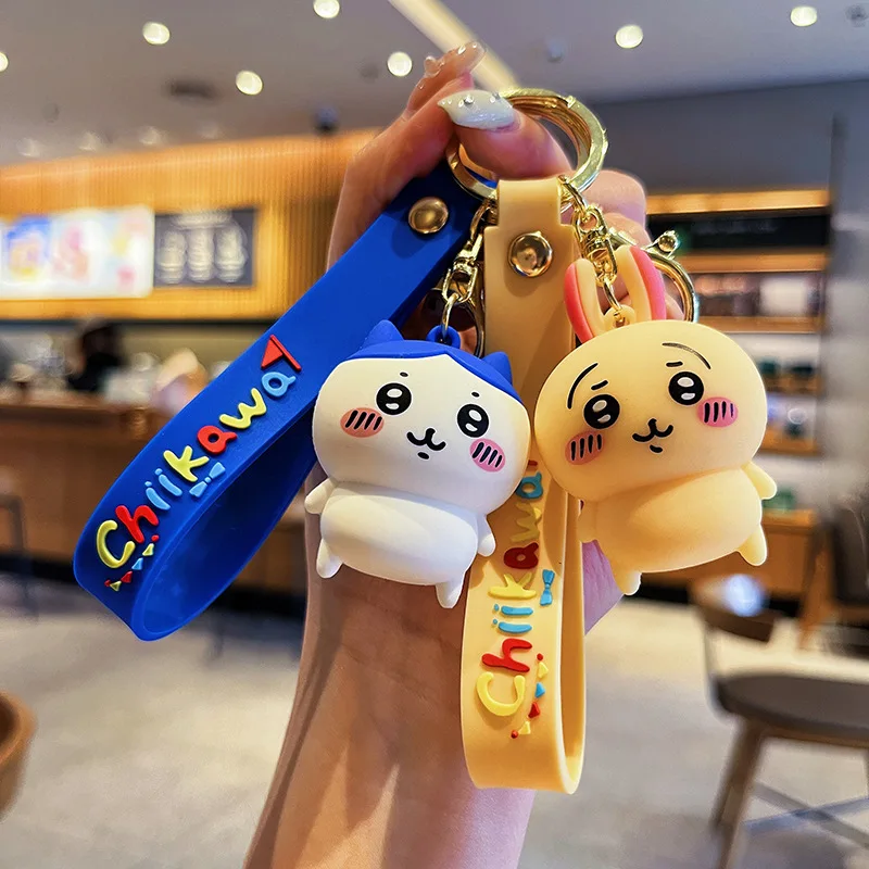 

Брелок Ji Kawa, милый мультяшный брелок с котенком, несколько дополнительных сумок для пары, подвеска, подарки