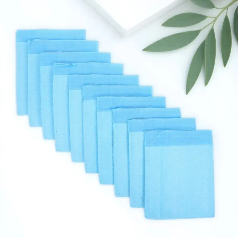 10Pcs Disposable Bird Cage Pad Paper Extra-Thick Absorbent Bird Dung Mat Quick-Dry Breathable Cage Bottom Liner for Parakeets
