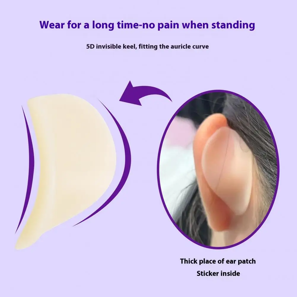 

Visual Face Solution Elf Ear Support Stickers for Makeup Styling Weddings Parties Standing Ear Patches Enhancer for V-face