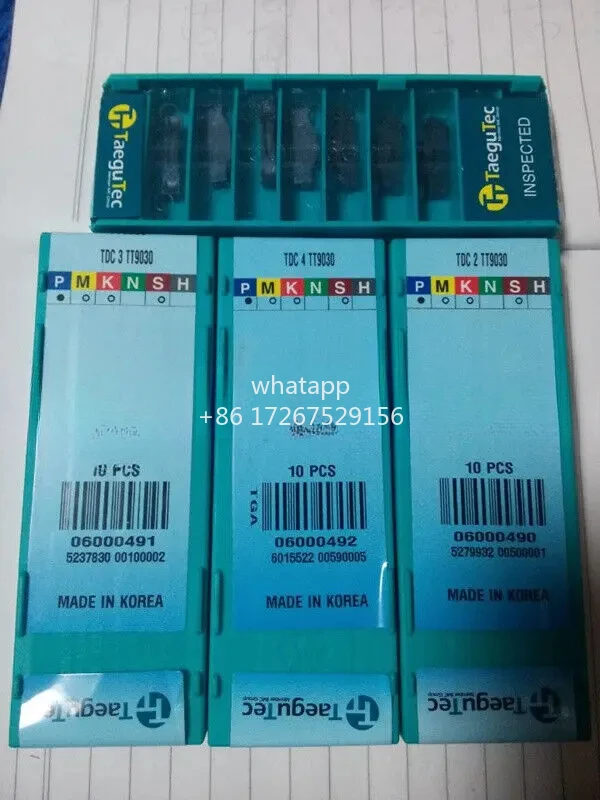 

10Pcs Brand New car grooving inserts TDC3 TT9030