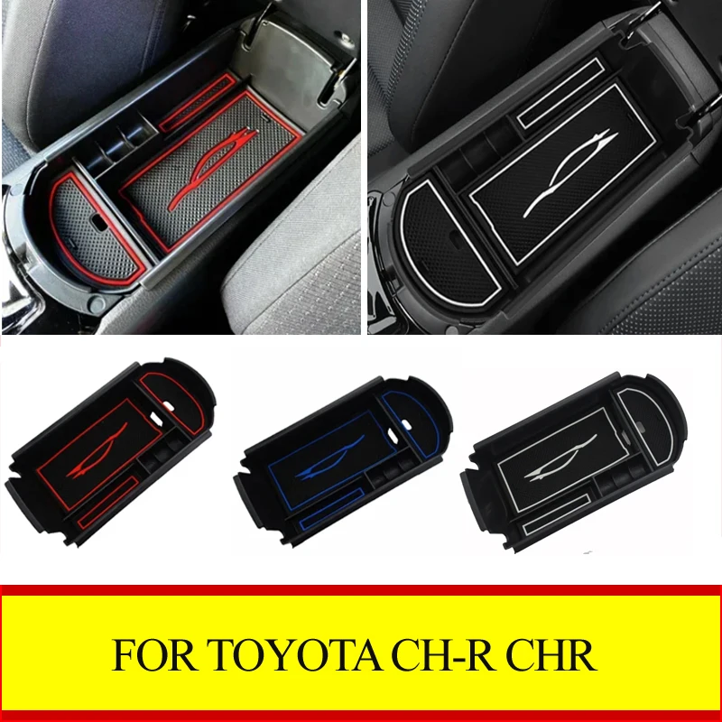 Konsole Armlehne Aufbewahrungsbox für Toyota CH-R CHR 2016–2023 Organizer Center Conosle Organizer Fach Autozubehör