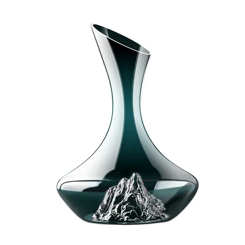 Iceberg Decanter Transparent Glass Brandy Champagne Wine Bottle Dispenser Family Party Set Supplies