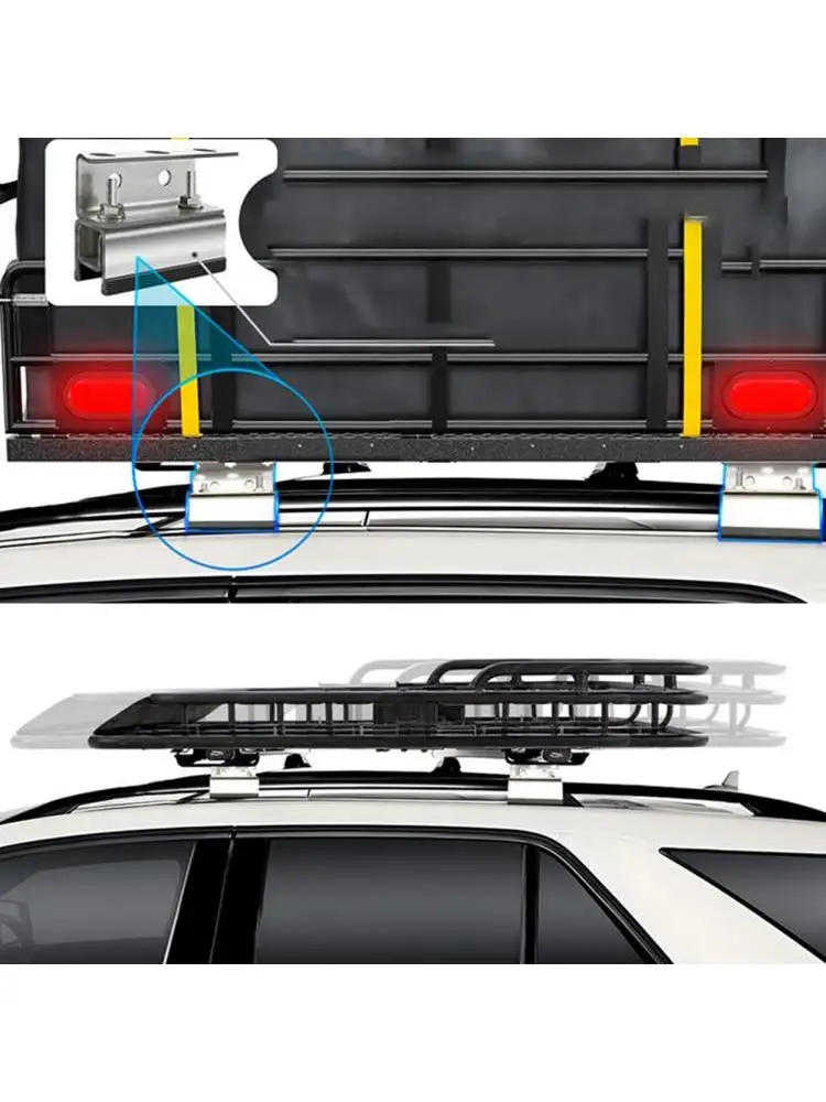 Paquet de 4/6 supports de toit de Van pour PROMASTER pour Boxer pour DUCATO pour JUMPER supports photovoltaïques en acier inoxydable support de toit