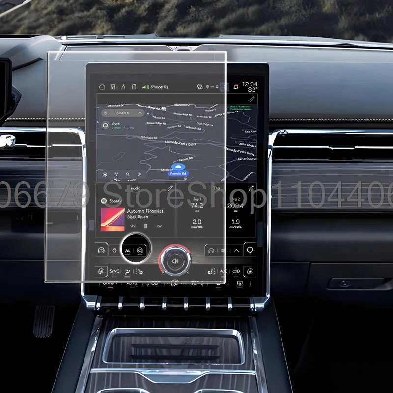 

Защитная пленка из закаленного стекла для GMC Sierra EV 2024, 2025, 16,8 дюйма, автомобильный радиоприемник, GPS-навигация, дисплей, защитная пленка для экрана