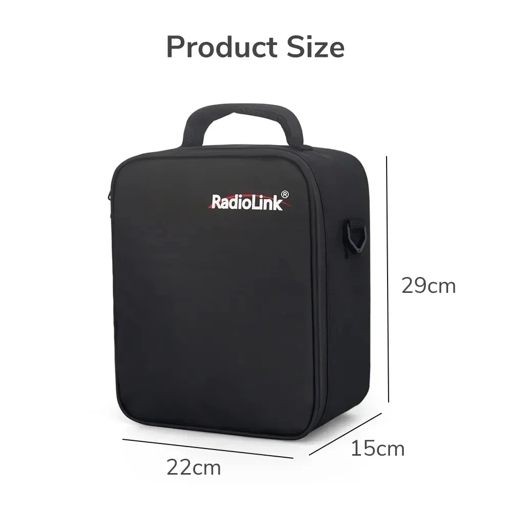 RC8X Hard Shell Carrying Case, Portable Hand & Shoulder Bag, Shockproof Protective Pouch Compatible with RC Remote Controller