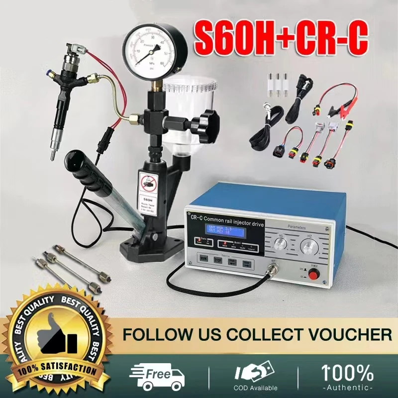 S60H Tester dysz wtryskiwaczy Common Rail CRIN Pompa ręczna dysz paliwowych