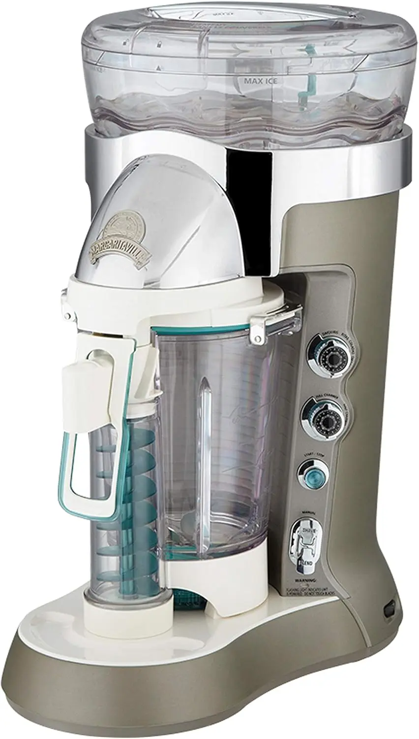 Bali Frozen Concoction Maker with Self-Dispensing Lever, Automated Drink Mixer for Smoothies, Margaritas, Daiquiris, and Colada,