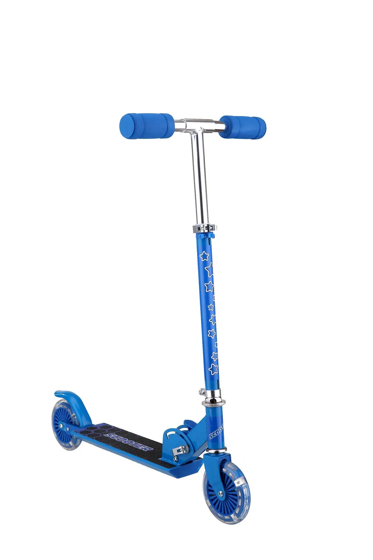 Kick Scooter for Kids Ages 6+ With 2 Wheels, Adjustable Height & Foldable, Sturdy Frame,  City Work School Student Outdoo