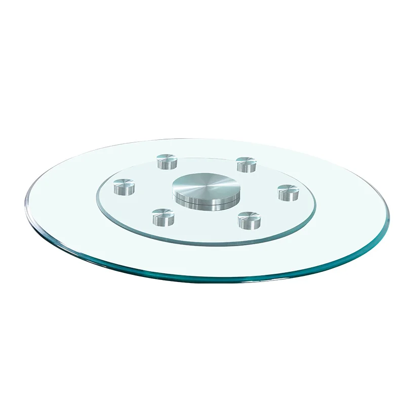 

Dining table turntable household tempered glass round table turntable hotel large table auxiliary wheel rotating base