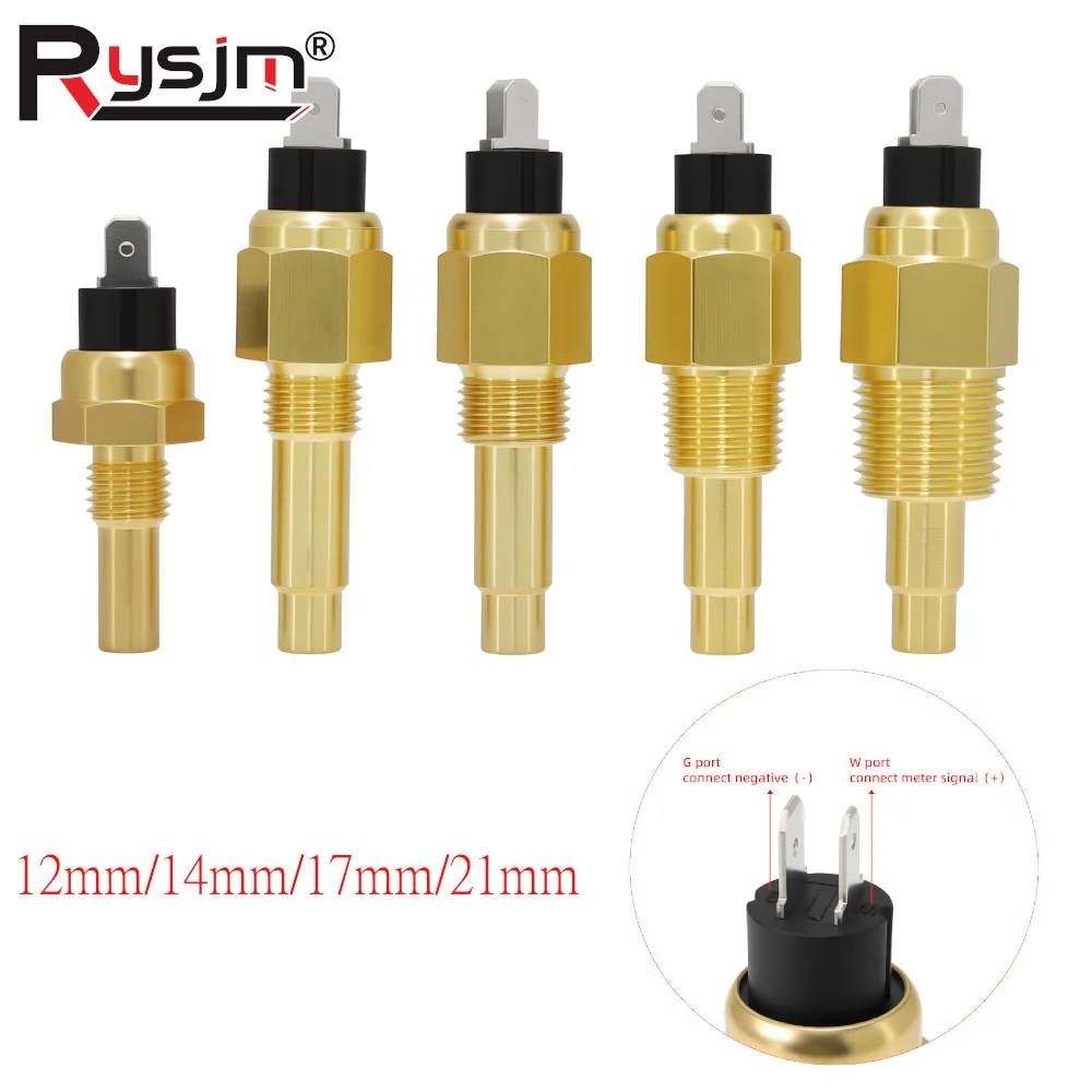 

12 мм 14 мм 16 мм 17 мм 21 мм датчик температуры воды автомобильный датчик сигнализации 120 градусов датчик температуры для гонок на автомобиле