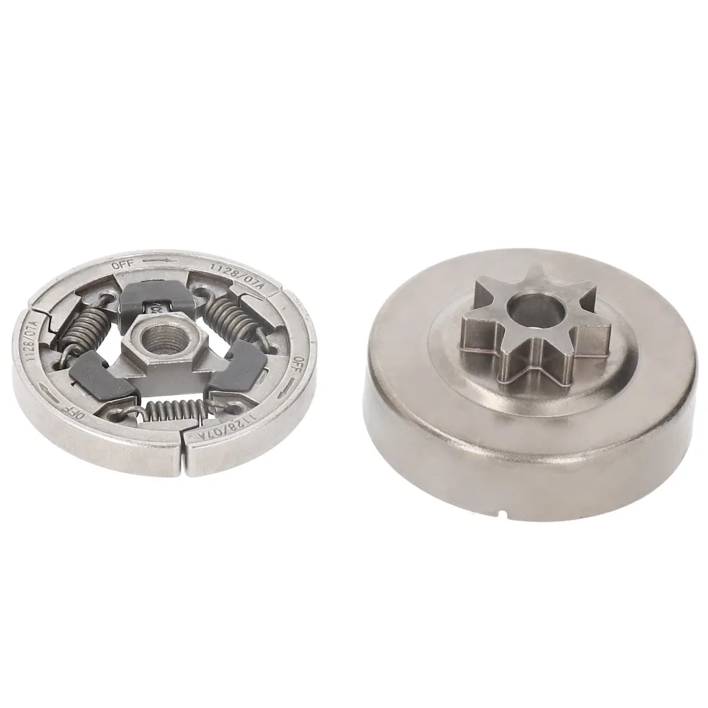 Silver Clutch Drum Sprocket Kit Iron Round Spur Sprocket Bearing Kit Easy to Install Compact for Stihl MS391 MS311