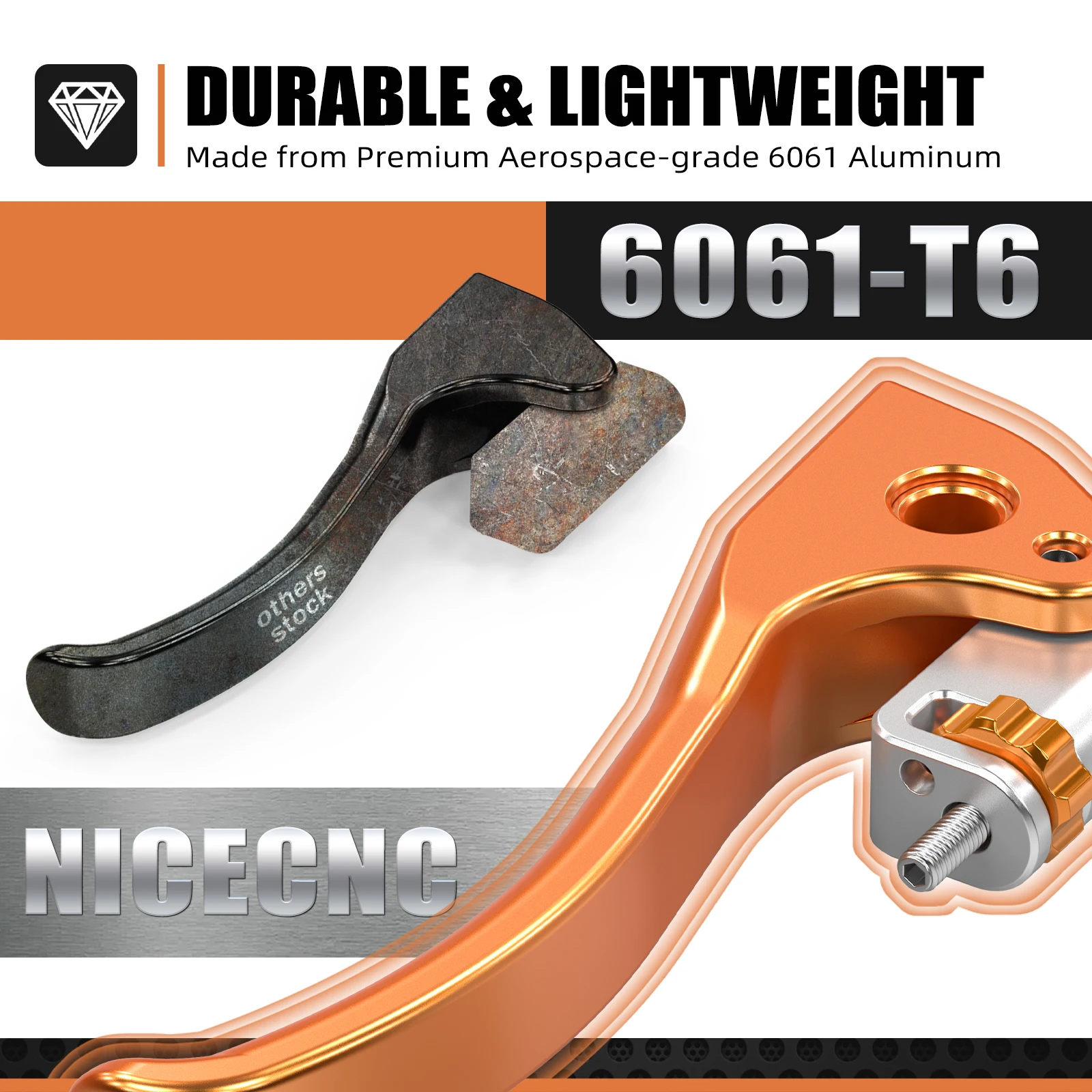 NICECNC Für KTM 2014-2026 EXC 300 EXC 250 EXCF 350 EXC 450 SX 125 SXF 250 SXF 450 XCW 300 XCF 350 XC Kurzer Brems- und Kupplungshebel – Detail 4