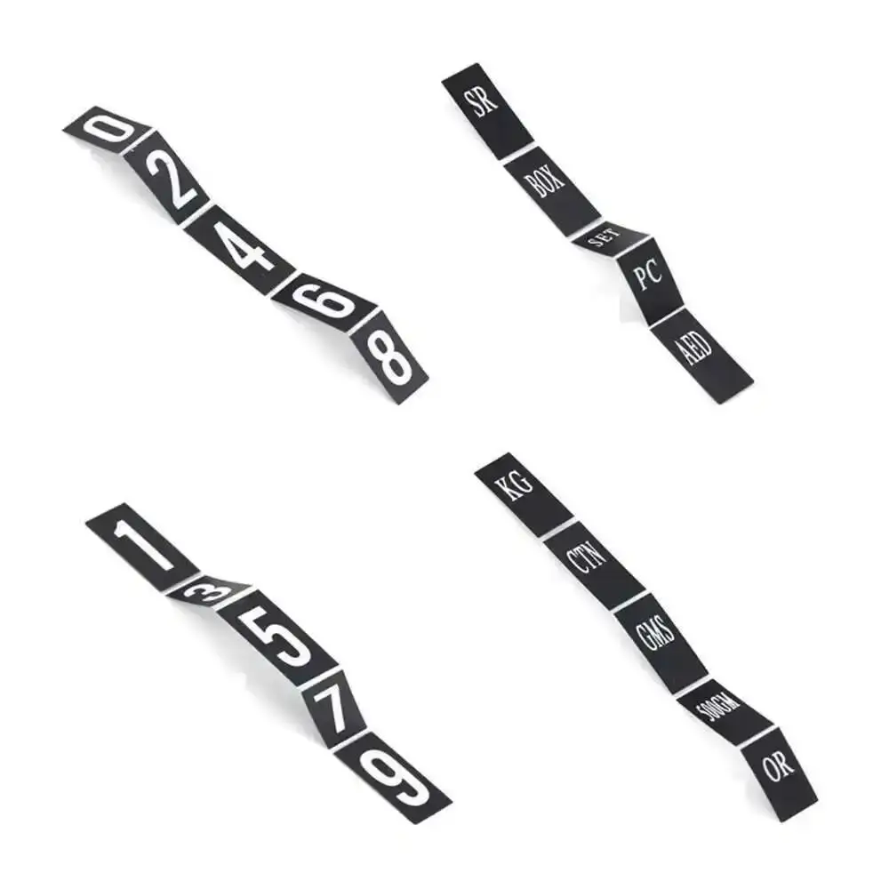 5pcs Shelf Pop Price Talker Price Sign Display Number Signage Card Case Label Holder Plugin Frame Pin Replaceable Tag Hanger