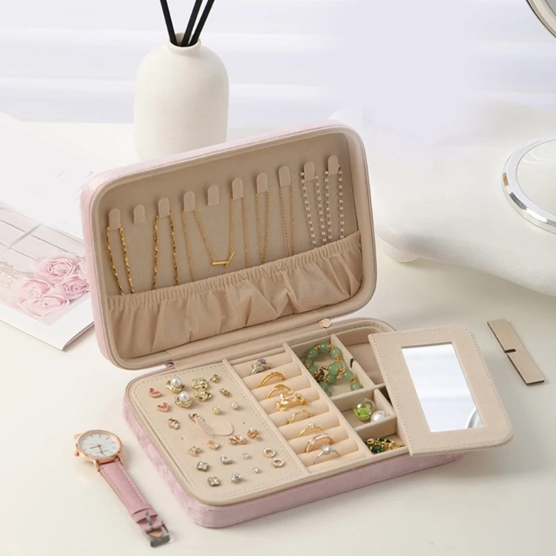 

Compact Jewelry Storage Case for Organizing and Protecting Various Ornaments