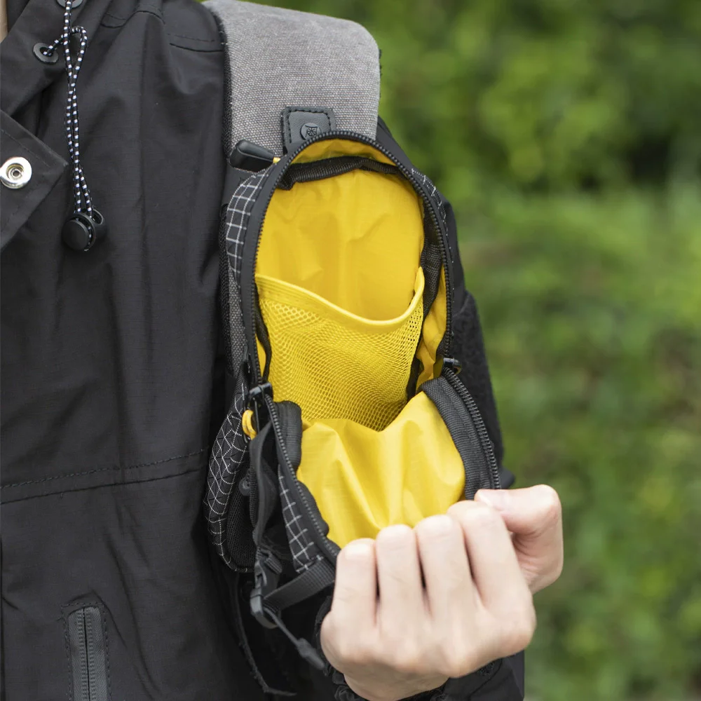 Waterproof Backpack Shoulder Strap Attachment Bag, Lightweight Phone Pouch Strap Pack for Outdoor Sports Hiking Camping