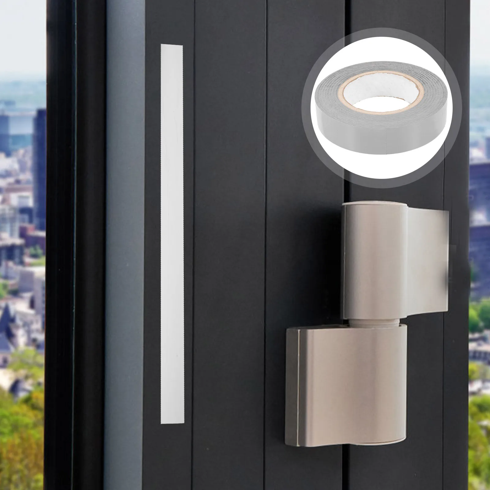 Folia maskująca na okna, samoprzylepna osłona na okna i drzwi do ochrony farby i budowy, plastikowa folia do malowania.