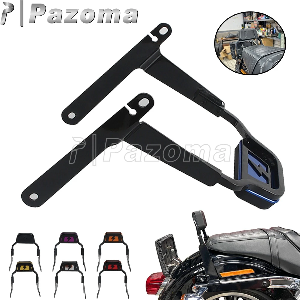 

Club Style Sissy Bar Motorcycle Passenger Backrest Rear Pad For Harley Dyna Low Rider FXDL FXDLI Wide Glide FXDWG FXDWGI 2006-17