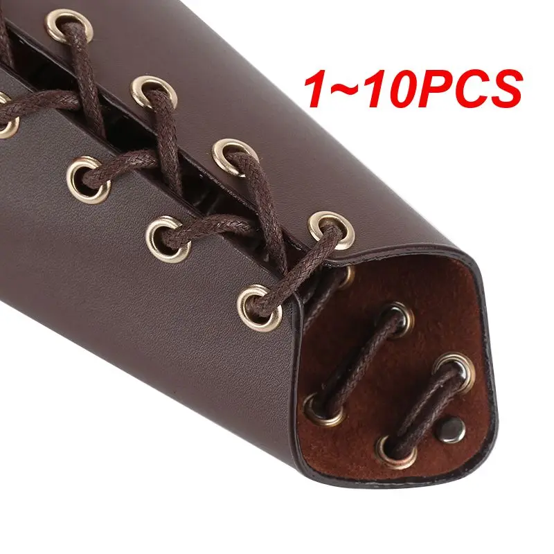 1~10PCS Arm Guard Protection Cow Leather Easy To Carry Non-slip Lightweight Comfortable And Breathable Hunting Protective Tools