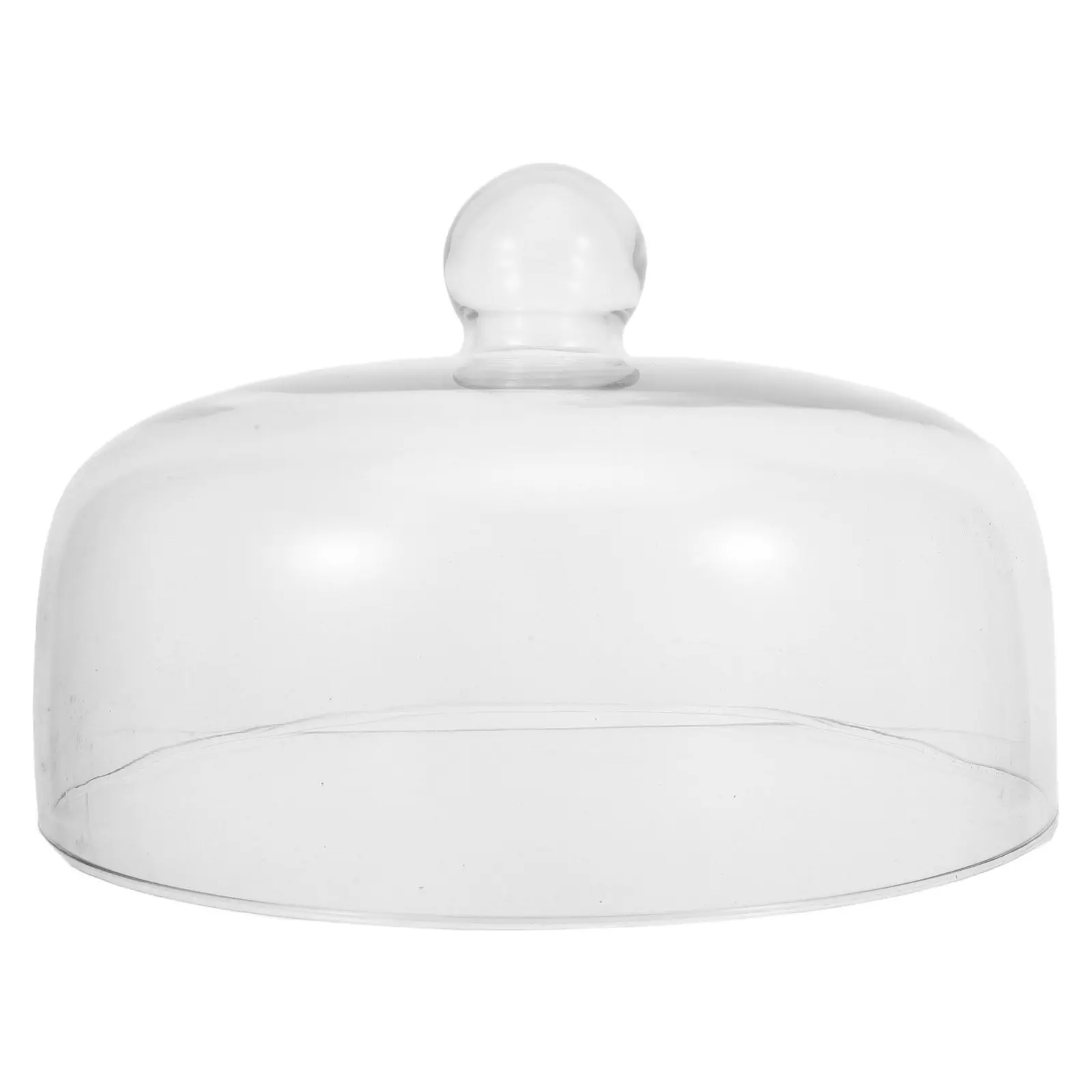 Microwave Glass Dish Cover 11.4 X 7.1 Clear Dome Lid Kitchen Splash Proof Plate Protector Splatter Shield Glass