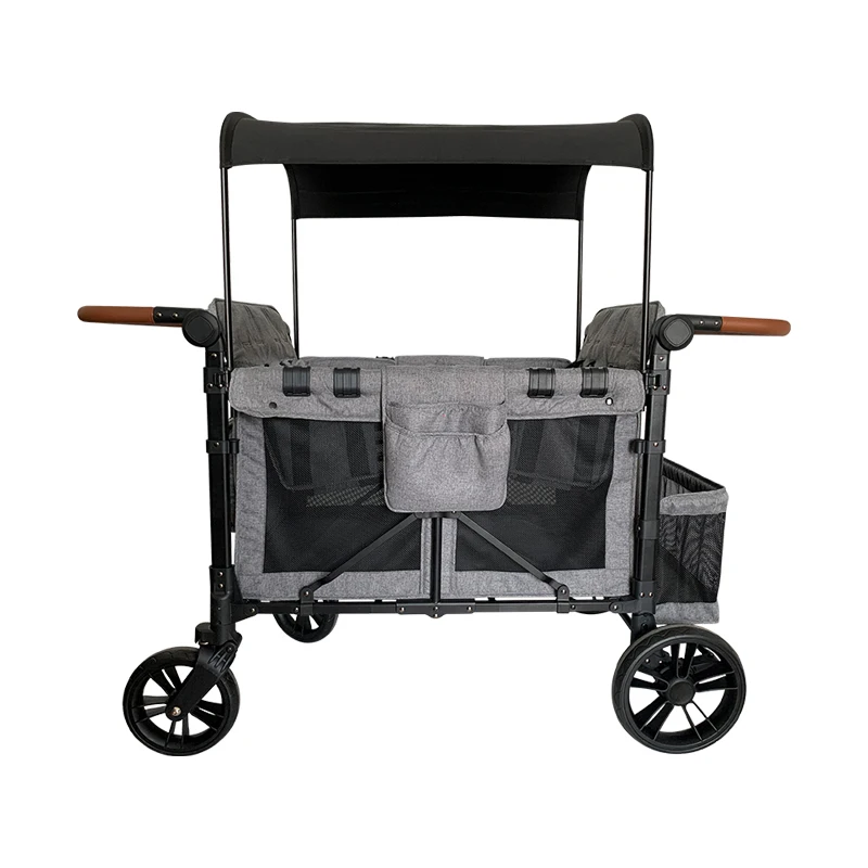 2 or 4 Seats trolleys carts foldable kids stroller wagon bicycle/portable folding cheap baby wagon stroller for sale