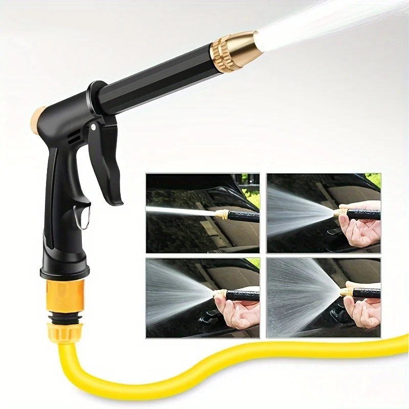 1pc Hochdruck Auto Waschen Wasser Pistole Kunststoff Körper Garten Wasser Rohr Düse Garten Dusche Multifunktionale Bewässerung Reinigung werkzeug