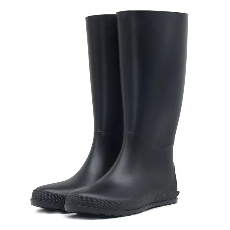 Soft Foldable High Drum Rain Boots Made of Polymer Material Women's Fashion Rain Boots Women Antiskid Wear-resistant Water Boots