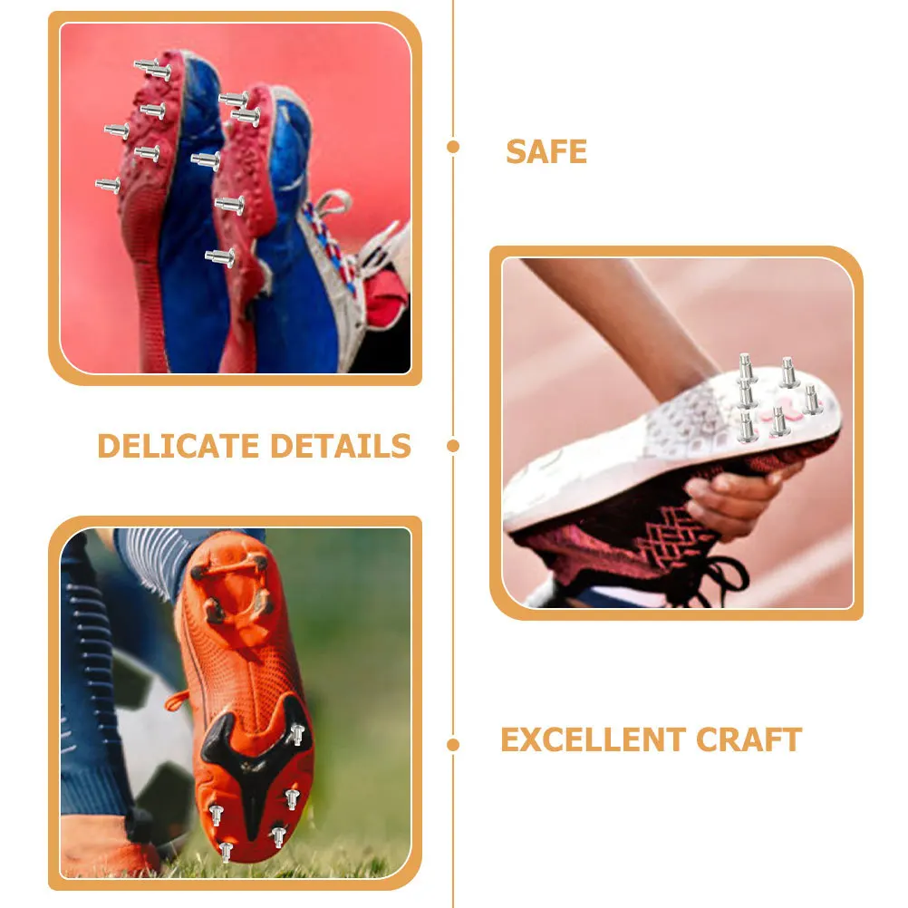 1 set vervangende track voor sport hardloopspikes schoenen stalen hardlooptraining golf wandelen spikes