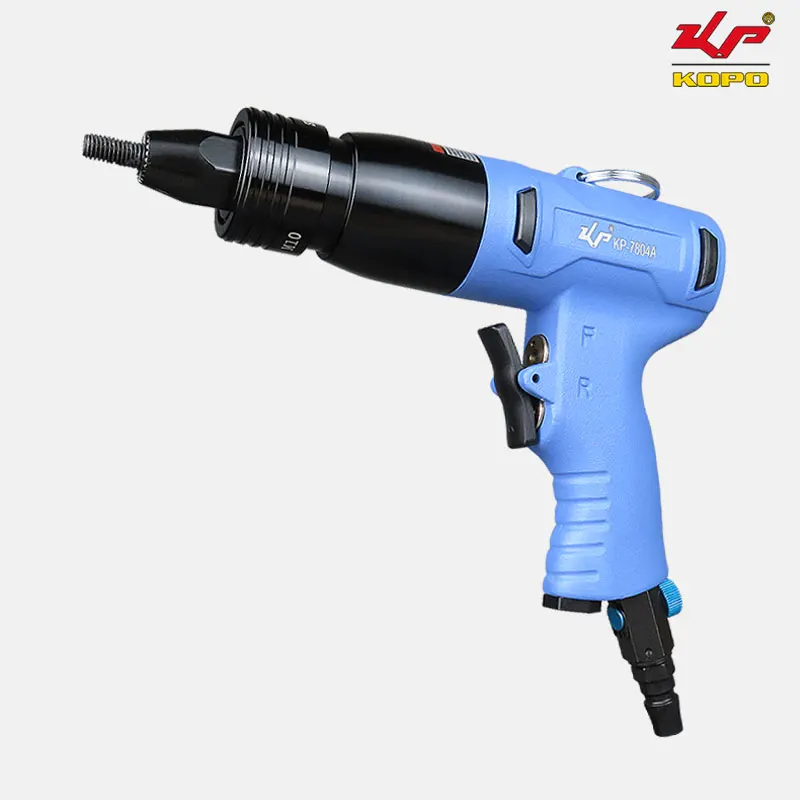 

KOPO Air Nut Riveter Industrial Grade Pneumatic Riveting Tool Self-Locking Head Air Riveter Gun for M5 M6 M8 M10 M12 Nuts