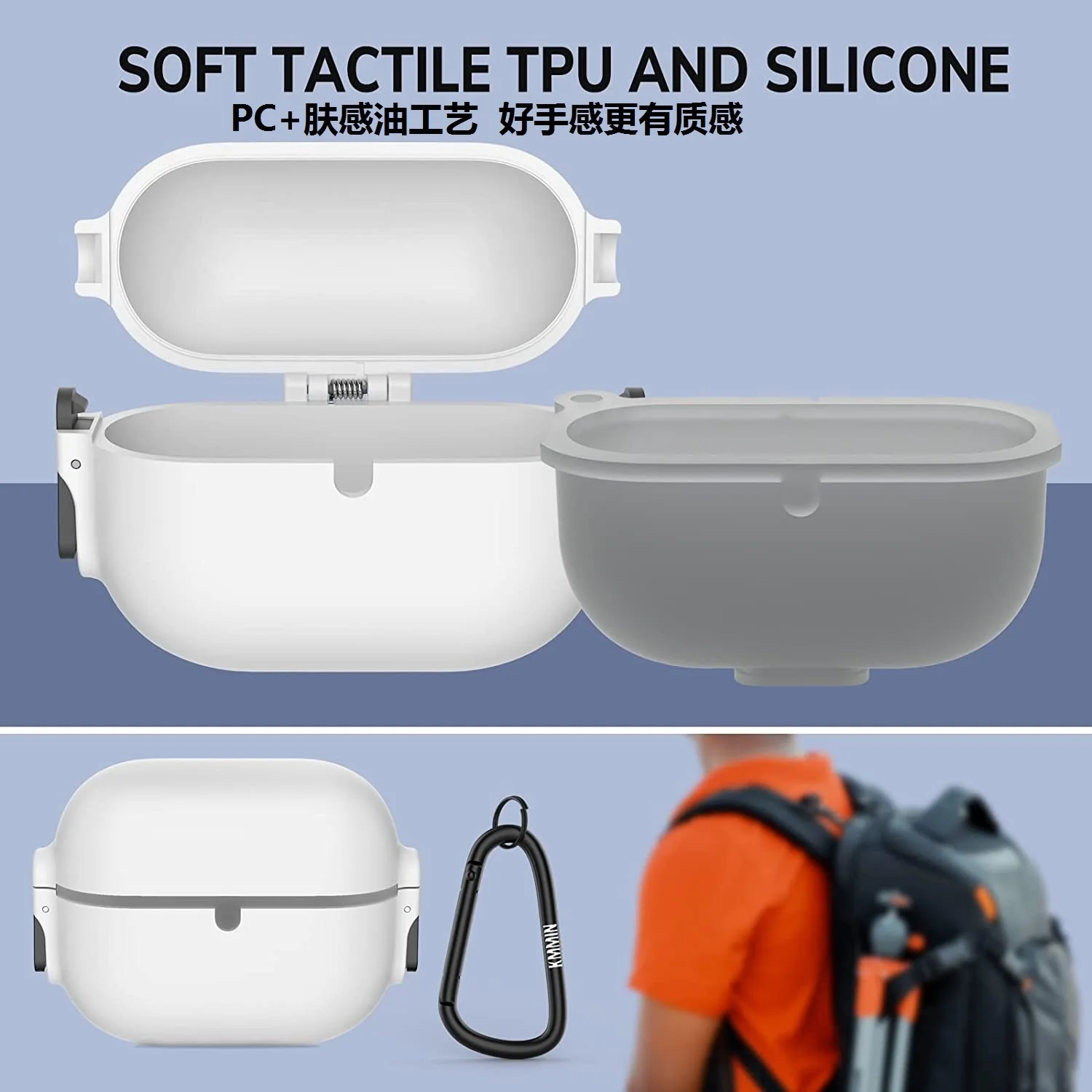 2024 Nowość dla Airpods 4 Generacion z aktywną redukcją szumów Silikonowe etui ochronne do słuchawek AirPods Pro 2 Akcesoria