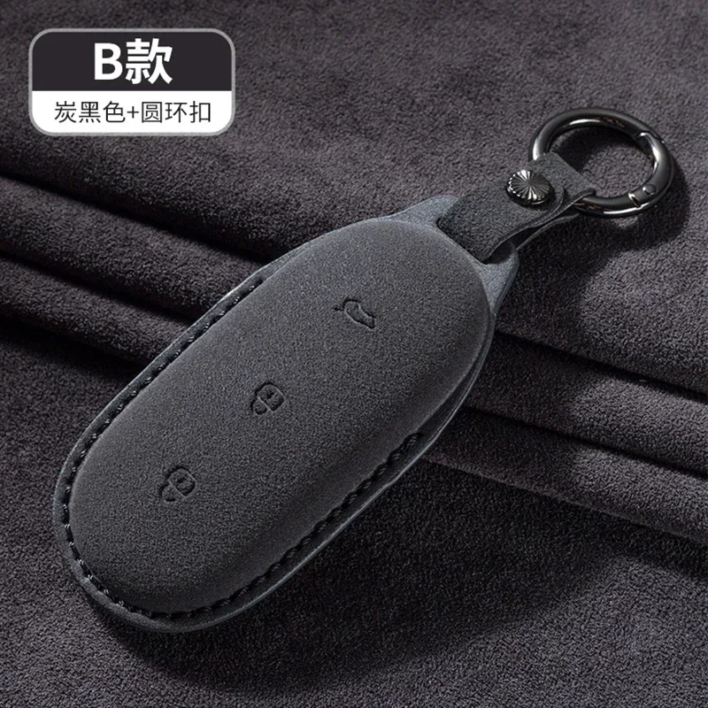 

3 Buttons Car Remote Key Case Cover For Leading Ideal Lixiang Li Auto L7 L8 L9 2022 2023 Protector Car Smart Key Fob Keychain