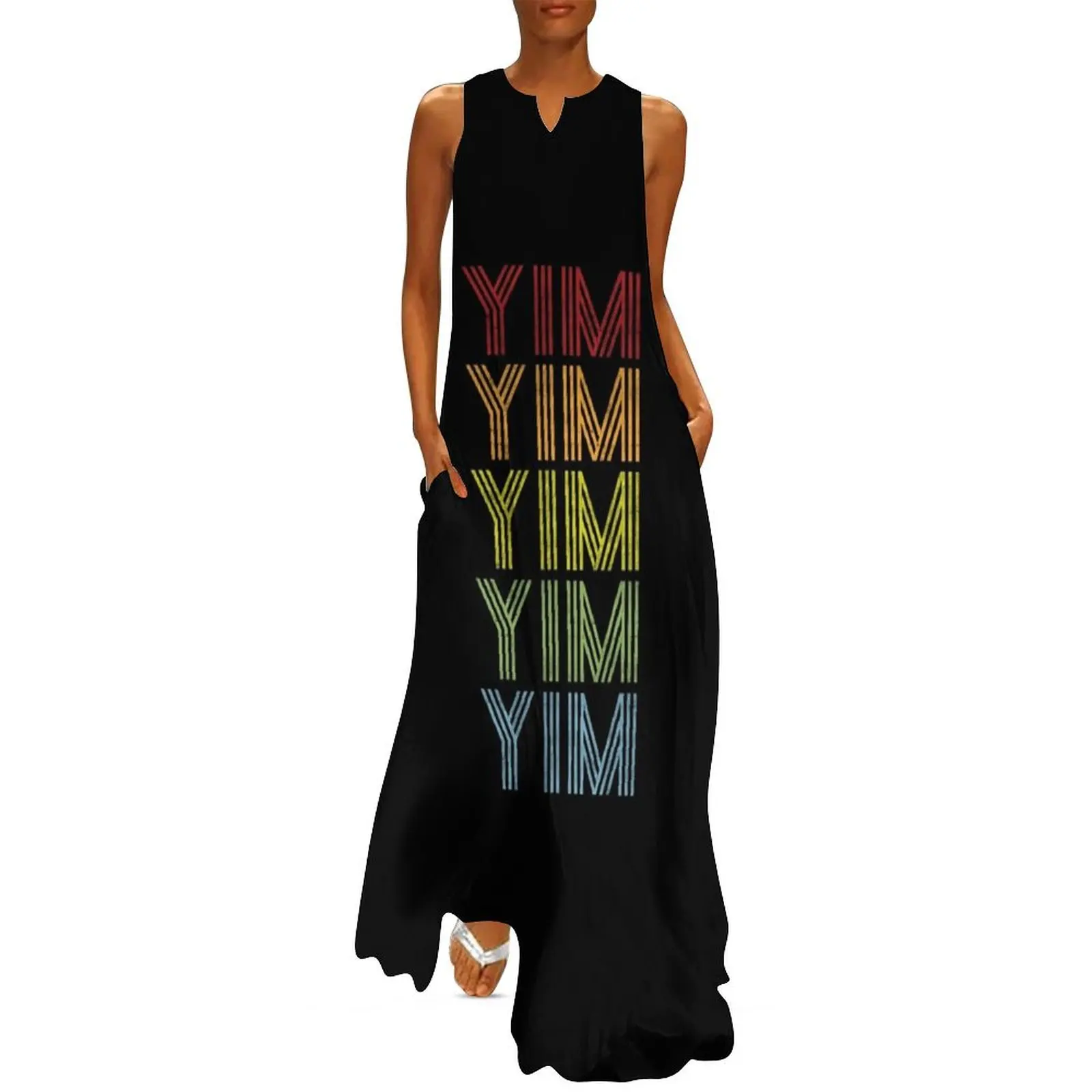 Yim Name T Shirt - Yim Vintage Retro Yim Name Gift Item Tee Long Dress women clothes dresses with long sleeves