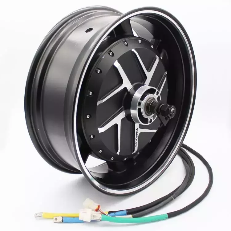 

YMMOTOR 17 Inch 15KW 96V 60V72V High Speed Racing Motor Tile Type Brushless DC Motor Is Suitable For Electric Motorcycles