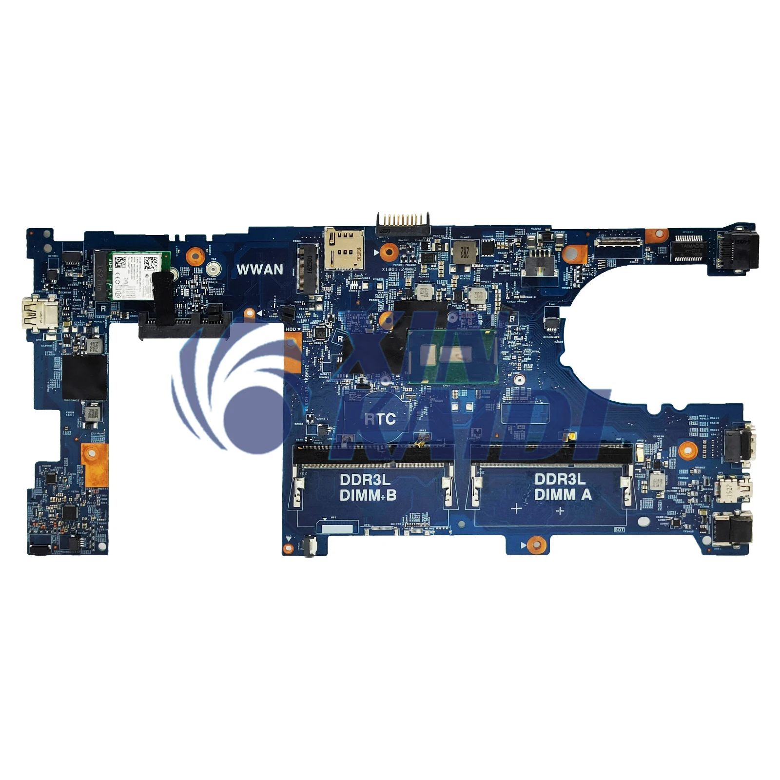 Placa-mãe portátil para Dell, Latitude 13 3350, L3350, 15203-1, CN-0P0WRG, 028CG2, 0GPFN8, 0FT9HH, placa-mãe com i5-5200U CPU