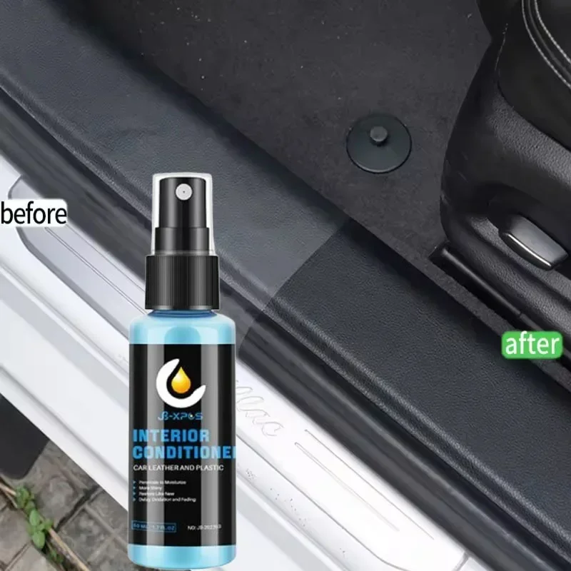 

YC19 Автомобильный восстановитель пластика обратно в черный глянцевый автомобильный интерьер кожи и панели, обновление воскового покрытия, средство для автополировки и ремонта Coa