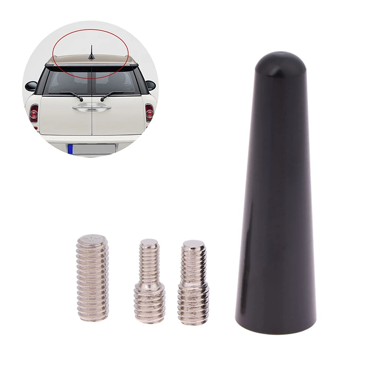 5CM Length Mini Car Roof Antenna With Screws Strong Radio Car Roof Fixer Universal Car Radio Aerial Accessories