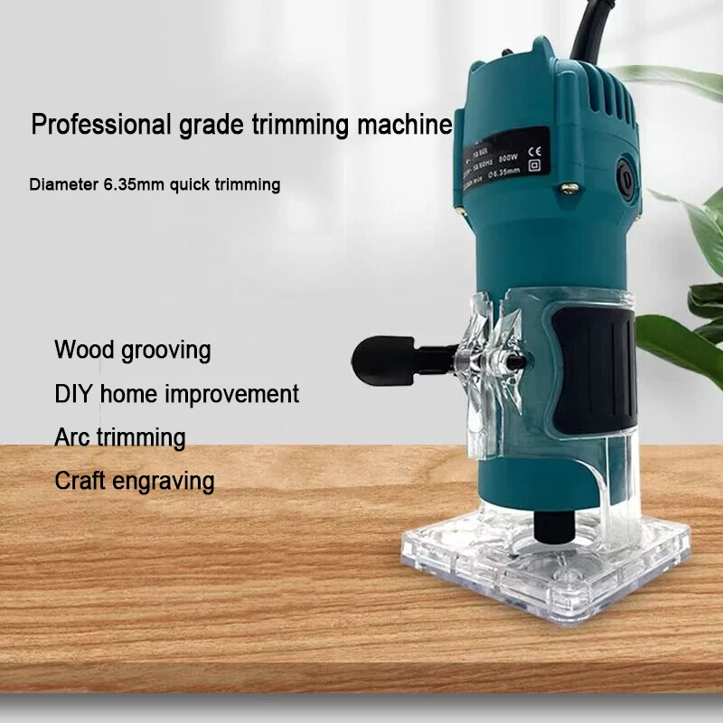 

Manual Trimming Machine Woodworking Electric Trimmer Router Milling Cutter Carpentry Slotting Engraving