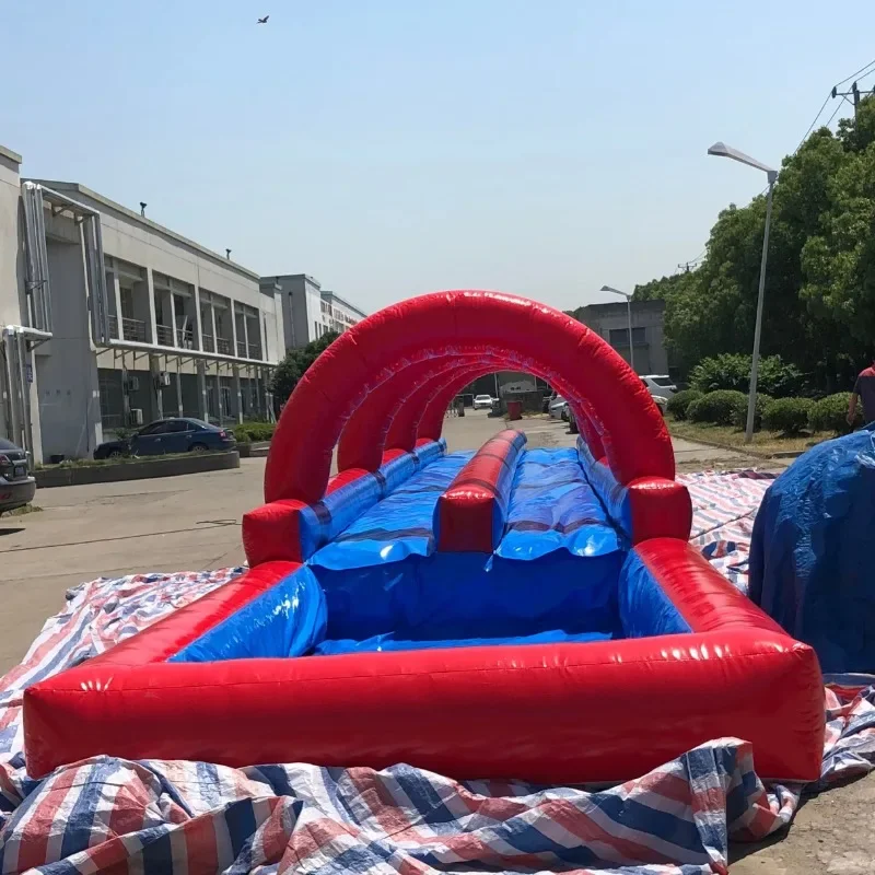 

Super Long Slip And Slide With Pool For Water Games