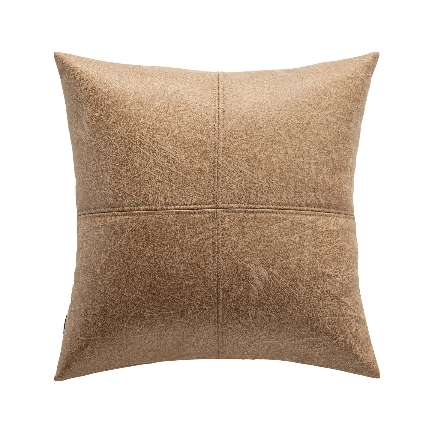 Home throw pillow living room sofa suede cushion simple splicing high-end light luxury bed pillow with pillow core